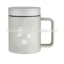 best selling item double wall stainless steel ceramic custom coffee mug with lid